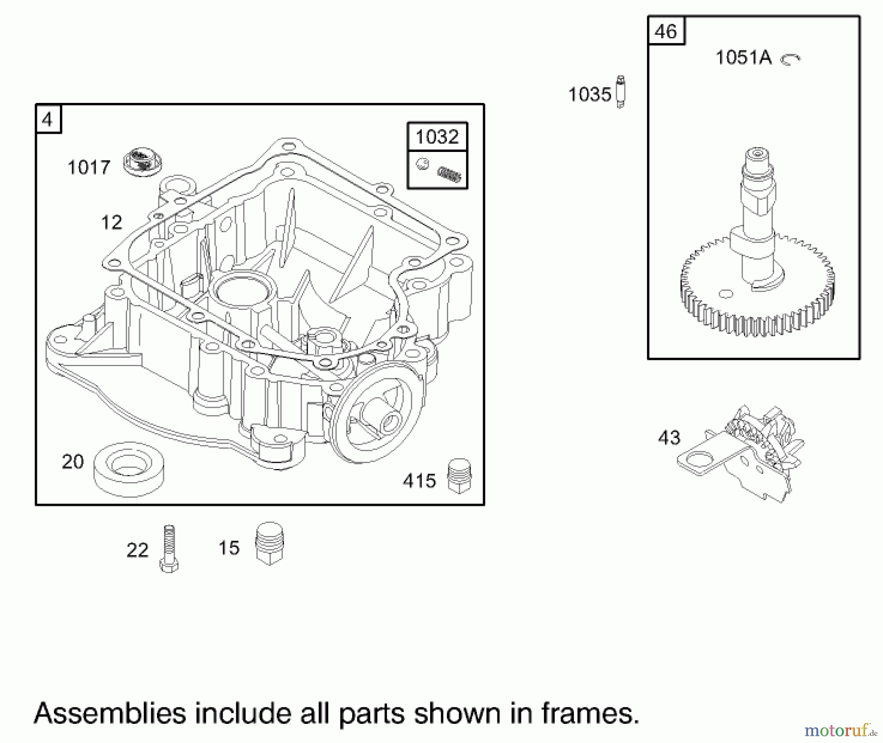 Toro Neu Mowers, Rear-Engine Rider 70185 (G132) - Toro G132 Rear-Engine Riding Mower, 2008 (270805706-280899564) CRANKCASE ASSEMBLY BRIGGS AND STRATTON 31G777-0121-E1