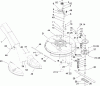 Toro 70185 (G132) - G132 Rear-Engine Riding Mower, 2008 (270805706-280899564) Ersatzteile DECK AND SPINDLE ASSEMBLY