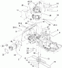 Toro 70185 (G132) - G132 Rear-Engine Riding Mower, 2008 (270805706-280899564) Ersatzteile ENGINE AND FUEL TANK ASSEMBLY