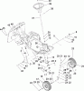Toro 70185 (G132) - G132 Rear-Engine Riding Mower, 2008 (270805706-280899564) Ersatzteile FRONT AXLE AND STEERING ASSEMBLY