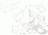 Toro 70185 (G132) - G132 Rear-Engine Riding Mower, 2008 (270805706-280899564) Ersatzteile SEAT AND REAR BAG ASSEMBLY