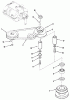 Toro A3-053201 (RR-532) - RR-532 5-Speed Rear Engine Rider, 1982 Ersatzteile DRIVE BELT AND PULLEYS