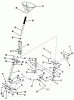 Toro A3-053201 (RR-532) - RR-532 5-Speed Rear Engine Rider, 1982 Ersatzteile FRONT AXLE AND STEERING