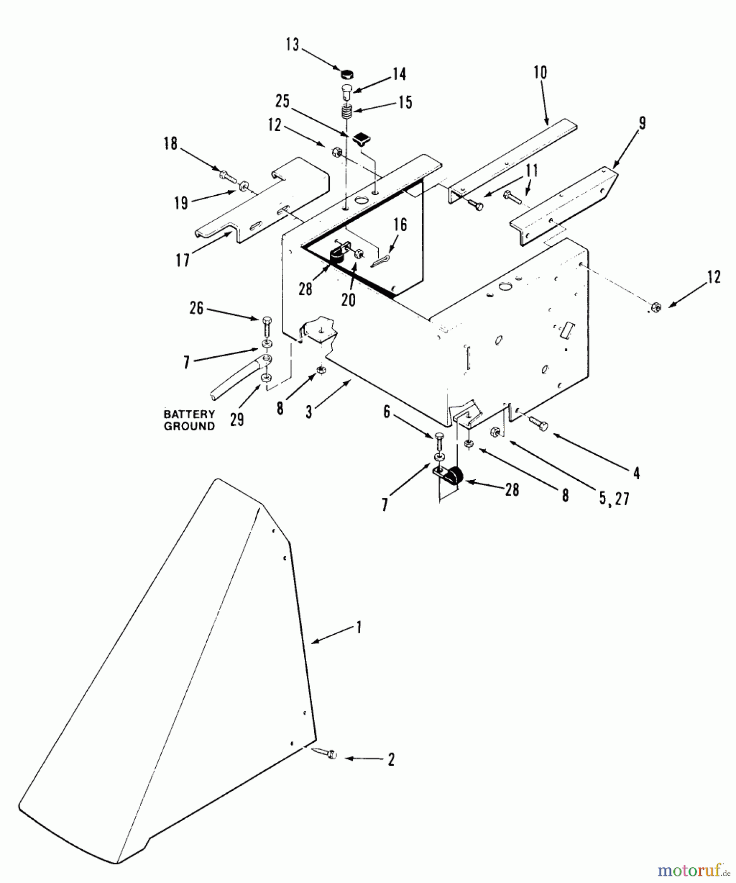 Toro Neu Mowers, Rear-Engine Rider R3-12K601 (112-6) - Toro 112-6 Rear Engine Rider, 1990 SHEET METAL