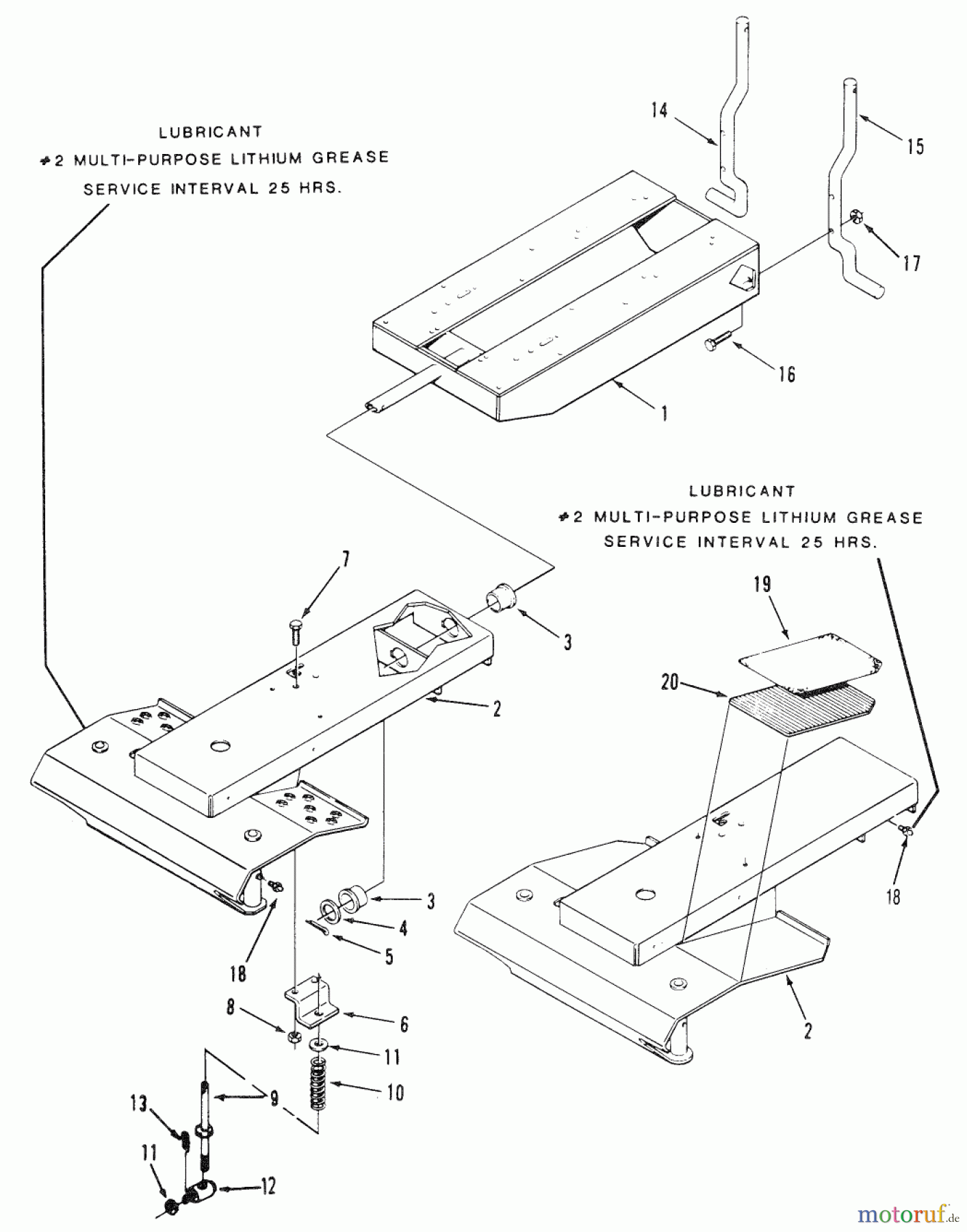 Toro Neu Mowers, Rear-Engine Rider R3-12B601 (112-6e) - Toro 112-6e Rear Engine Rider, 1990 SECTION 1-FRAME