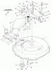 Toro R3-12B601 (112-6e) - 112-6e Rear Engine Rider, 1990 Ersatzteile SECTION 12-MOWER DECK AND FRONT MOUNT