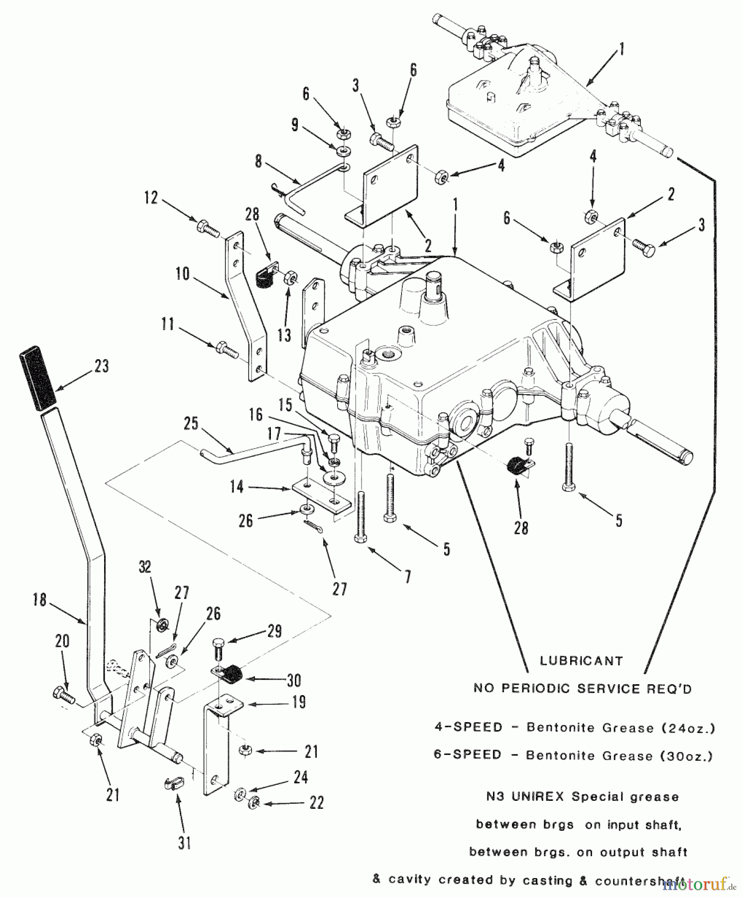 Toro Neu Mowers, Rear-Engine Rider R3-12B601 (112-6e) - Toro 112-6e Rear Engine Rider, 1990 SECTION 2-MECHANMCAL TRANSMISSION