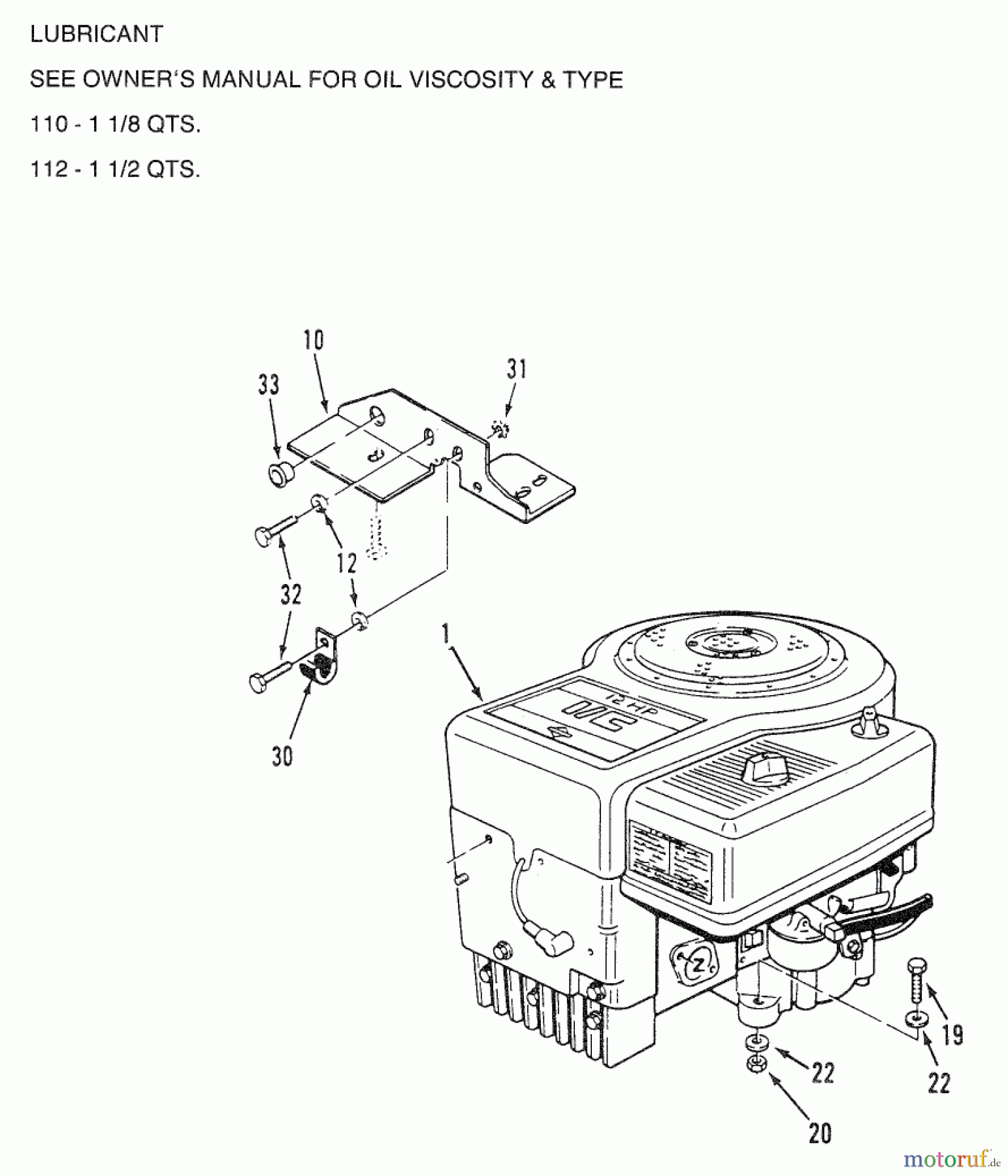 Toro Neu Mowers, Rear-Engine Rider R3-10B402 (110-4e) - Toro 110-4e Rear Engine Rider, 1991 SECTION 6-ENGINES & EXHAUST SYSTEMS