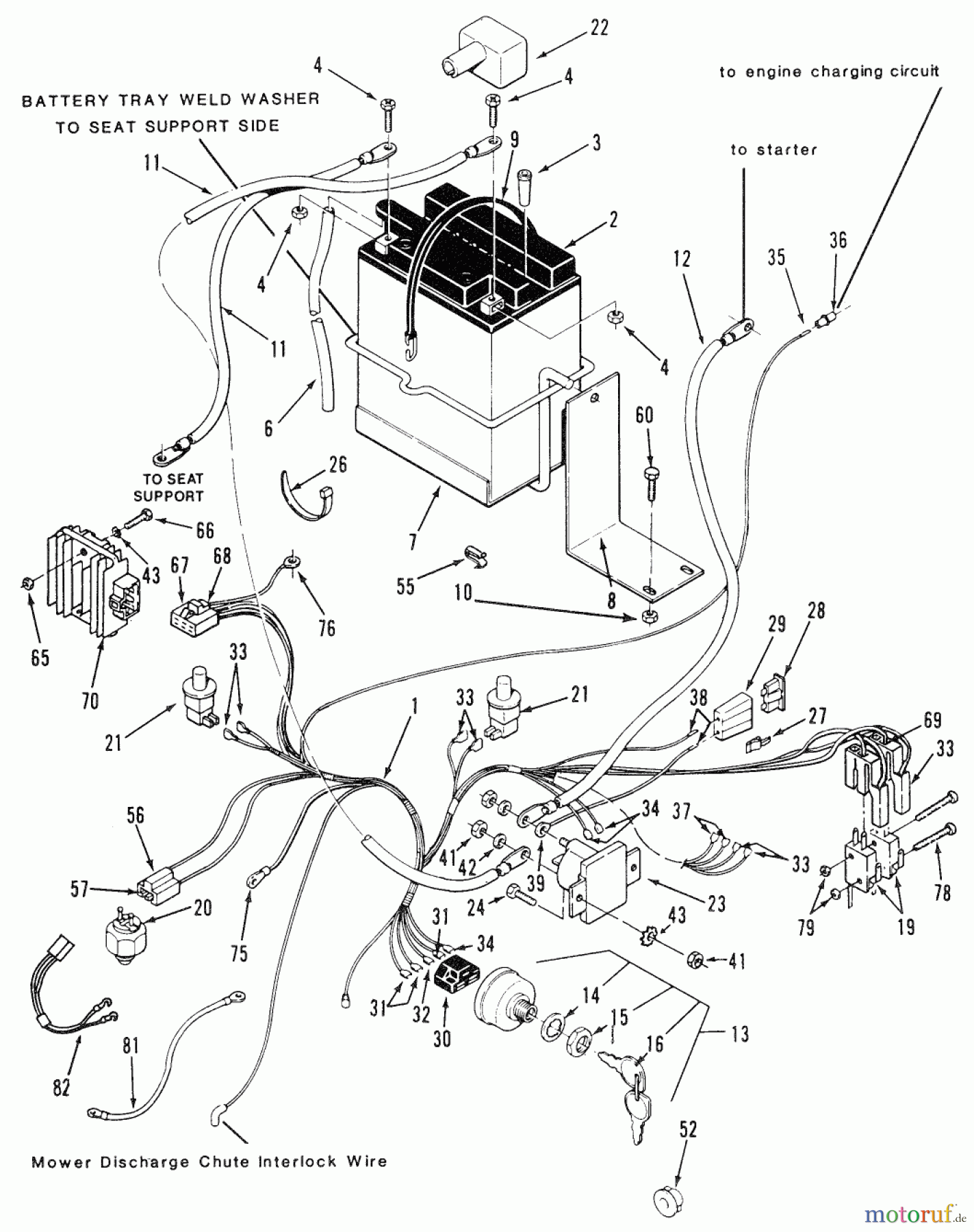 Toro Neu Mowers, Rear-Engine Rider R3-12B601 (112-6e) - Toro 112-6e Rear Engine Rider, 1990 SECTION 8-ELECTRICAL SYSTEM