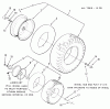 Toro R3-12B601 (112-6e) - 112-6e Rear Engine Rider, 1990 Ersatzteile SECTION 9-WHEELS AND TIRES
