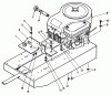 Toro R3-10B404 (110-4) - 110-4 Rear Engine Rider, 1993 (3900001-3999999) Ersatzteile ENGINE ASSEMBLY