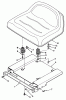 Toro R3-10B404 (110-4) - 110-4 Rear Engine Rider, 1993 (3900001-3999999) Ersatzteile SEAT & SUSPENSION ASSEMBLY