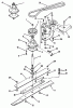 Toro R3-10B404 (110-4) - 110-4 Rear Engine Rider, 1993 (3900001-3999999) Ersatzteile SPINDLE, PULLEYS & DRIVE BELT ASSEMBLIES