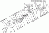 Toro RE-66 - Rear Engine Rider, 1966 Ersatzteile LAWN SKIFF TRANSMISSION 5056 PARTS LIST