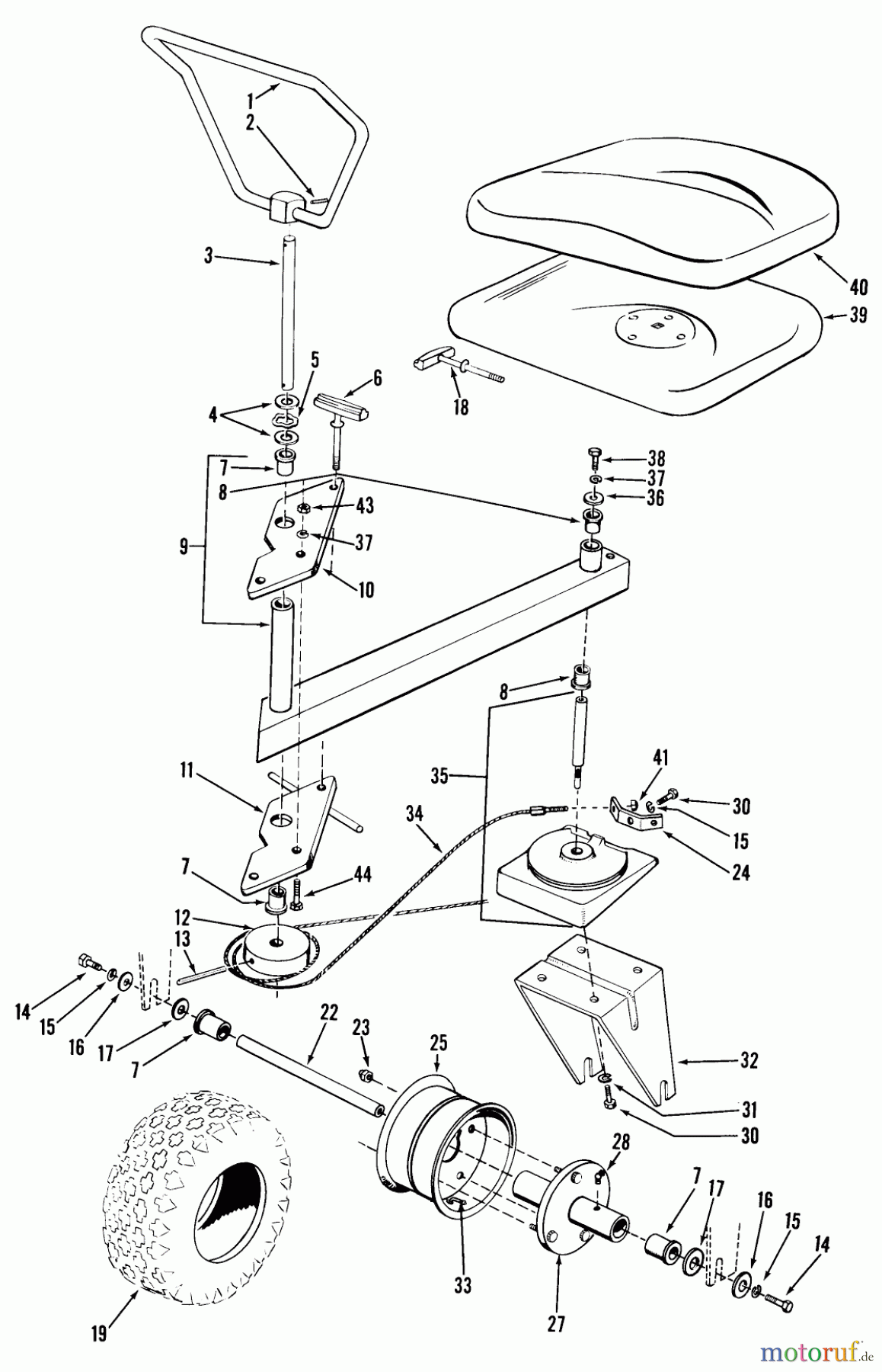 Toro Neu Mowers, Riding 03102 - Toro 58