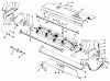 Toro 03102 - 58" Professional, 1968 (8000001-8999999) Ersatzteile 58" PROFESSIONAL WING MOWER REEL ASSEMBLY PARTS LIST