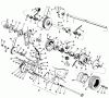 Toro 03102 - 58" Professional, 1968 (8000001-8999999) Ersatzteile DIFFERENTIAL AND COUNTER SHAFT ASSEMBLY PARTS LIST