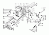 Toro 03113 - 58" Professional, 1970 (0000001-0999999) Ersatzteile MAIN FRAME AND COUNTERBALANCE ASSEMBLY