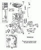 Toro 03104 - 58" Professional, 1978 (8000001-8999999) Ersatzteile ENGINE BRIGGS & STRATTON MODEL NO. 130232 TYPE NO. 0497-01 #1