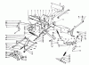 Toro 03104 - 58" Professional, 1978 (8000001-8999999) Ersatzteile MAIN FRAME AND COUNTERBALANCE ASSEMBLY