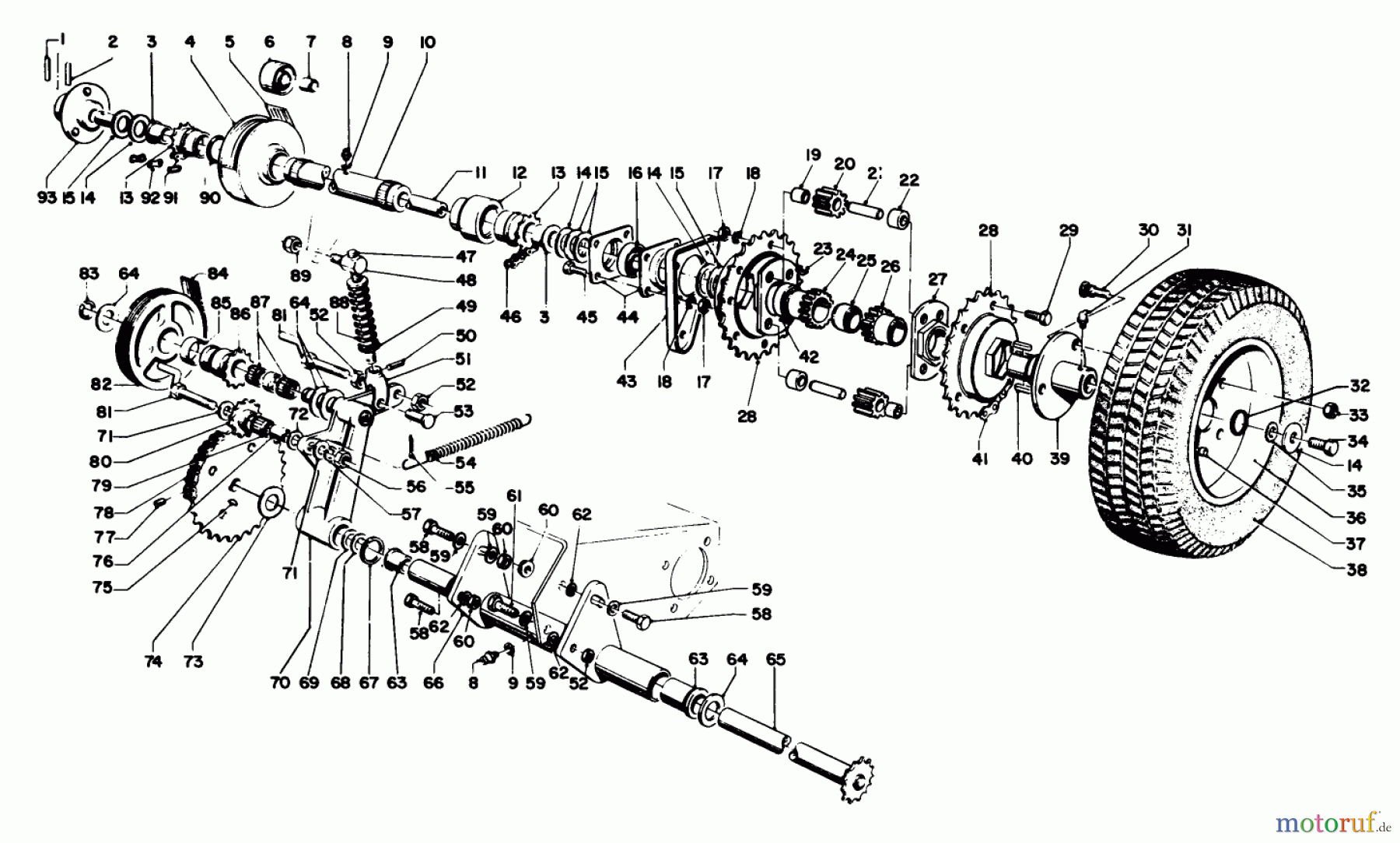 Toro Neu Mowers, Riding 03108 - Toro 58
