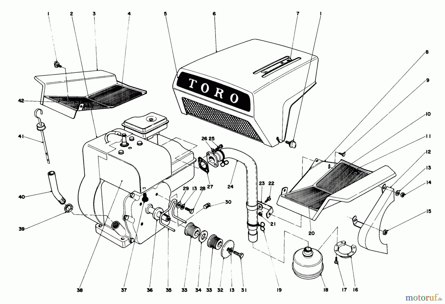 Toro Neu Mowers, Riding 03108 - Toro 58