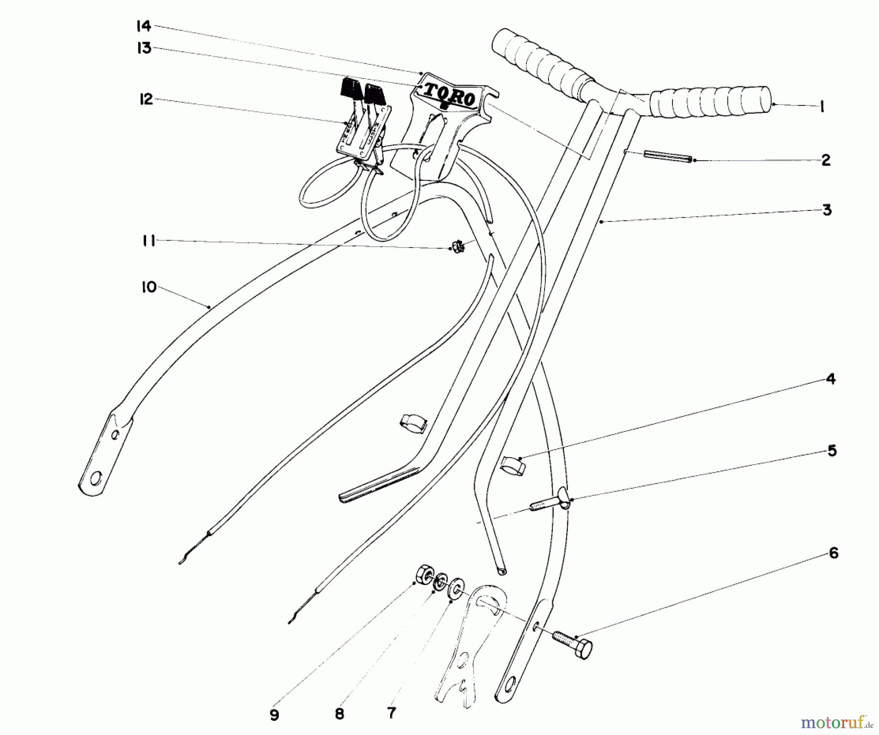 Toro Neu Mowers, Walk-Behind Seite 1 10313 - Toro Sportlawn Lawnmower, 1964 (4000001-4999999) 18