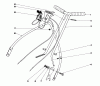 Toro 10121 - Sportlawn Lawnmower, 1973 (3000001-3999999) Ersatzteile HANDLE ASSEMBLY