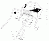 Toro 10510 - 21" Rear Bagging Lawnmower, 1981 (1000001-1999999) Ersatzteile HANDLE ASSEMBLY