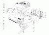 Toro 16111 - Lawnmower, 1971 (1000001-1999999) Ersatzteile HOUSING AND ENGINE ASSEMBLY MODEL 16222