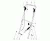 Toro 16113 - Whirlwind II Lawnmower, 1977 (7000001-7999999) Ersatzteile HANDLE ASSEMBLY MODELS 16009, 16113, 16277