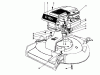 Toro 16264 - Whirlwind II Lawnmower, 1977 (7000001-7999999) Ersatzteile ENGINE ASSEMBLY MODEL 16264