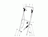 Toro 16264 - Whirlwind II Lawnmower, 1977 (7000001-7999999) Ersatzteile HANDLE ASSEMBLY MODELS 16035, 16106, 16264