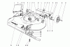 Toro 16264 - Whirlwind II Lawnmower, 1977 (7000001-7999999) Ersatzteile HOUSING ASSEMBLY MODEL 16264