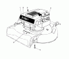 Toro 16155 - Whirlwind II Lawnmower, 1977 (7000001-7999999) Ersatzteile ENGINE ASSEMBLY MODEL 16067 & 16155