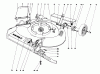 Toro 16155 - Whirlwind II Lawnmower, 1977 (7000001-7999999) Ersatzteile HOUSING ASSEMBLY MODEL 16287