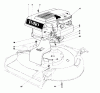 Toro 16287 - Whirlwind II Lawnmower, 1979 (9000001-9999999) Ersatzteile ENGINE ASSEMBLY MODEL 16287