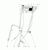 Toro 16273 - Whirlwind Lawnmower, 1973 (3000001-3999999) Ersatzteile HANDLE ASSEMBLY - MODELS 16073, 16173, 16273