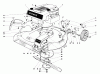 Toro 16073 - Whirlwind Lawnmower, 1974 (4000001-4999999) Ersatzteile HOUSING AND ENGINE ASSEMBLY-MODEL 16273