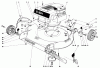 Toro 16240 - Lawnmower, Use 16273, 1975 (5000001-5999999) Ersatzteile HOUSING AND ENGINE ASSEMBLY MODEL 16073 & 16173