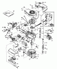 Toro 16165 - Lawnmower, 1980 (0000001-0999999) Ersatzteile ENGINE TECUMSEH MODEL NO. TNT 100-10071C
