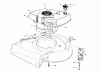 Toro 16165 - Lawnmower, 1981 (1000001-1999999) Ersatzteile ENGINE ASSEMBLY MODEL 16077 AND 16165