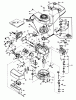 Toro 16165 - Lawnmower, 1981 (1000001-1999999) Ersatzteile ENGINE TECUMSEH MODEL NO. TNT 100-10071D