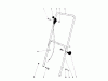 Toro 16165 - Lawnmower, 1981 (1000001-1999999) Ersatzteile HANDLE ASSEMBLY MODEL 16077 AND 16165