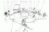 Toro 16165 - Lawnmower, 1981 (1000001-1999999) Ersatzteile HOUSING ASSEMBLY MODEL 16077 AND 16165