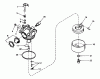 Toro 16077 - Lawnmower, 1982 (2000001-2999999) Ersatzteile CARBURETOR NO. 632050A