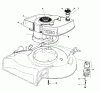 Toro 16077 - Lawnmower, 1982 (2000001-2999999) Ersatzteile ENGINE ASSEMBLY MODEL 16077 AND 16165