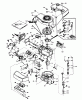 Toro 16077 - Lawnmower, 1982 (2000001-2999999) Ersatzteile ENGINE TECUMSEH MODEL NO. TNT 100-10080D