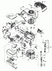 Toro 16165 - Lawnmower, 1984 (4000001-4999999) Ersatzteile ENGINE TECUMSEH MODEL NO. TNT 100-10077E