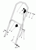 Toro 16165 - Lawnmower, 1984 (4000001-4999999) Ersatzteile HANDLE ASSEMBLY